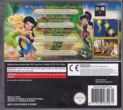 Disney Tinkerbell and the Great Fairy Rescue - Dansk - Nintendo DS (A Grade) (Genbrug)